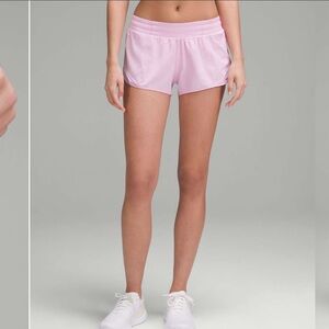 Lululemon hotty hot shorts vita pink high rise 2.5 inch